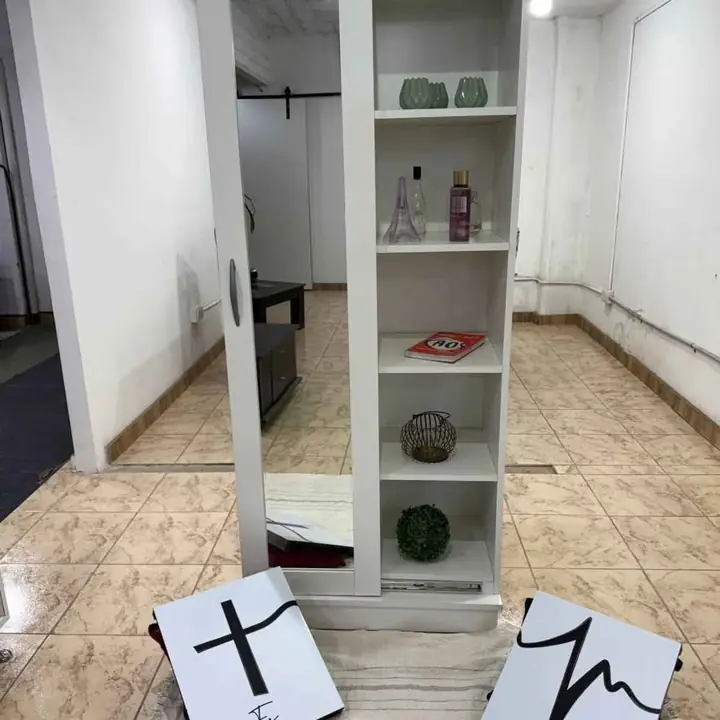 Envios sin costo zapatero, organizador con vidrio o espejo