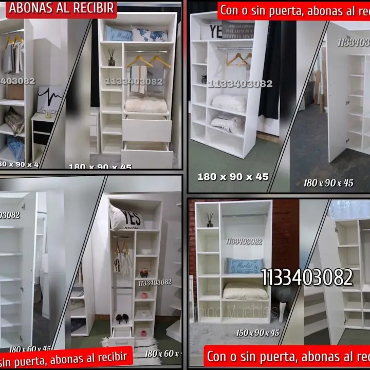 Vestidores/placares