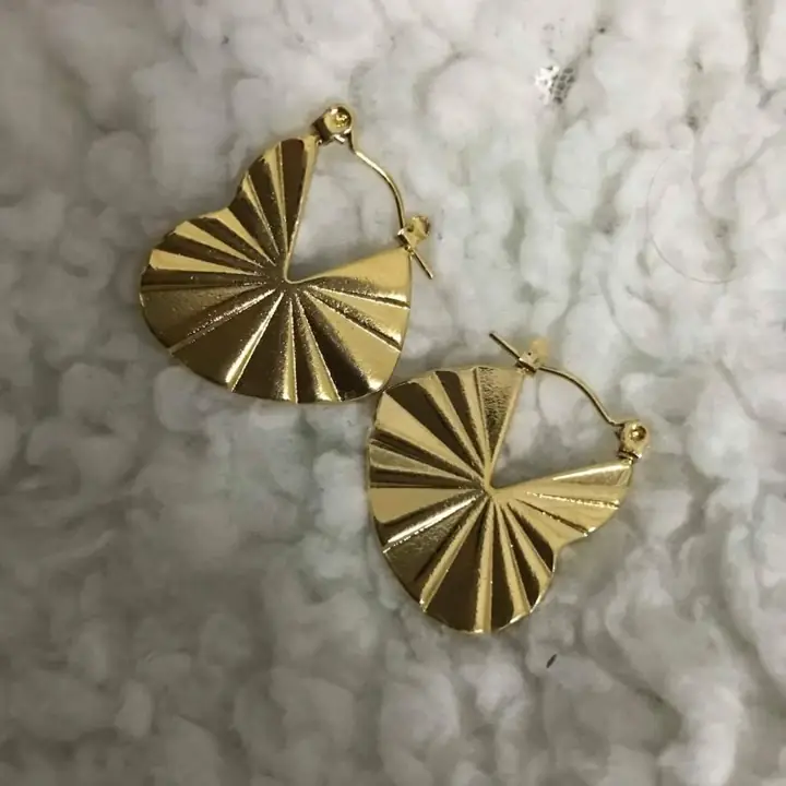 Aros acero quirúrgico dorados