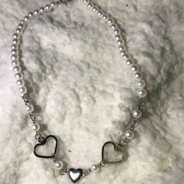 Collar Perla corazón