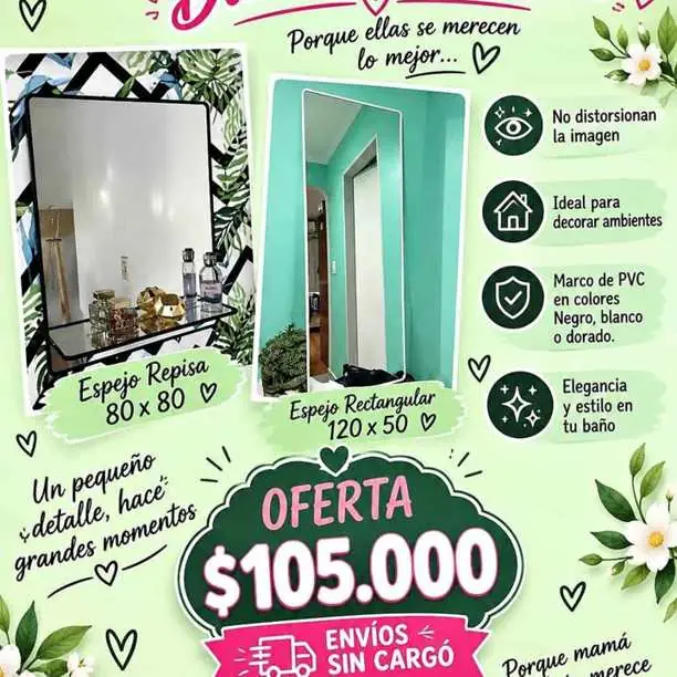 Combo de espejos en oferta