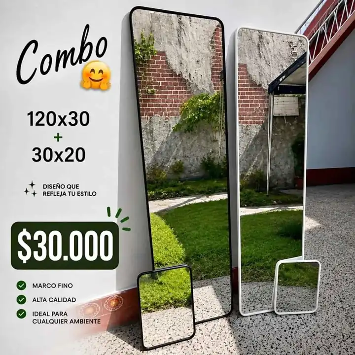Espejos combo en oferta