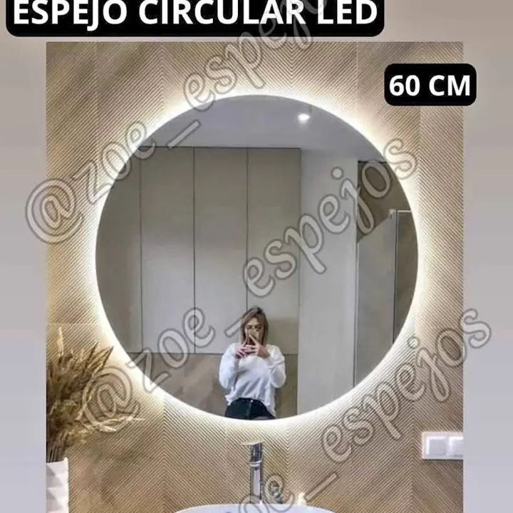Espejos circular LED en oferta