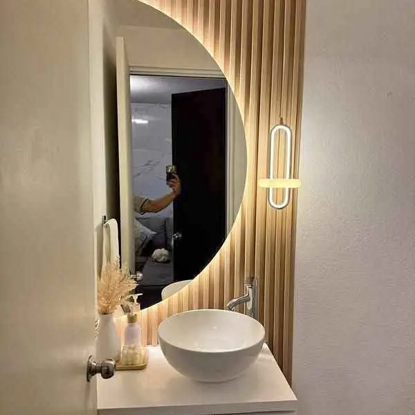 Espejos circular touch LED en oferta