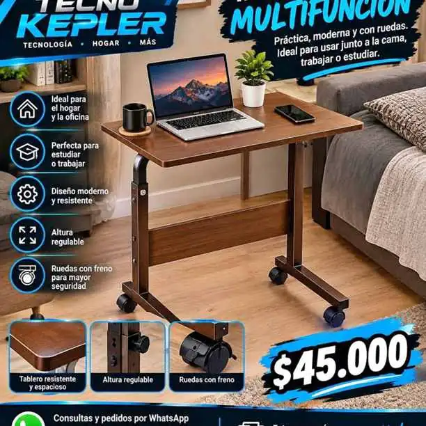 ¡Mesa auxiliar multifunción!