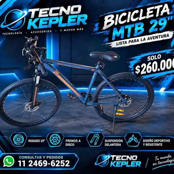 Bicicleta MTB rodado 29