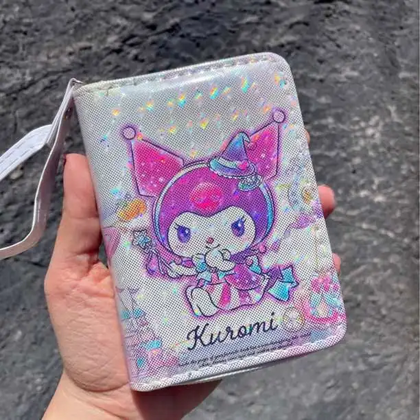 Billetera pocket con cierre de Kuromi