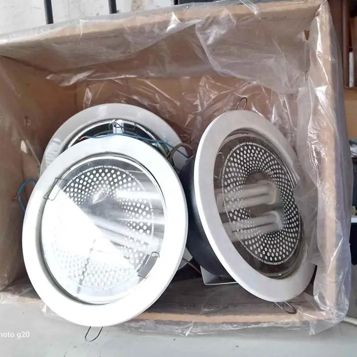 Luces fluorescente de empotrar completas