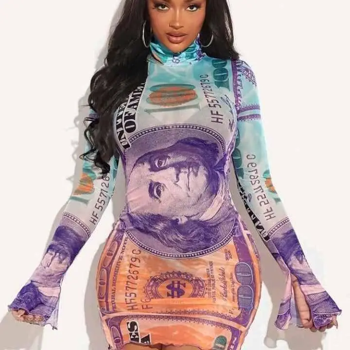 Vestido Dolar corto