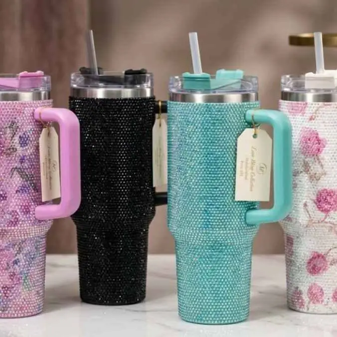Vaso Quencher con Strass