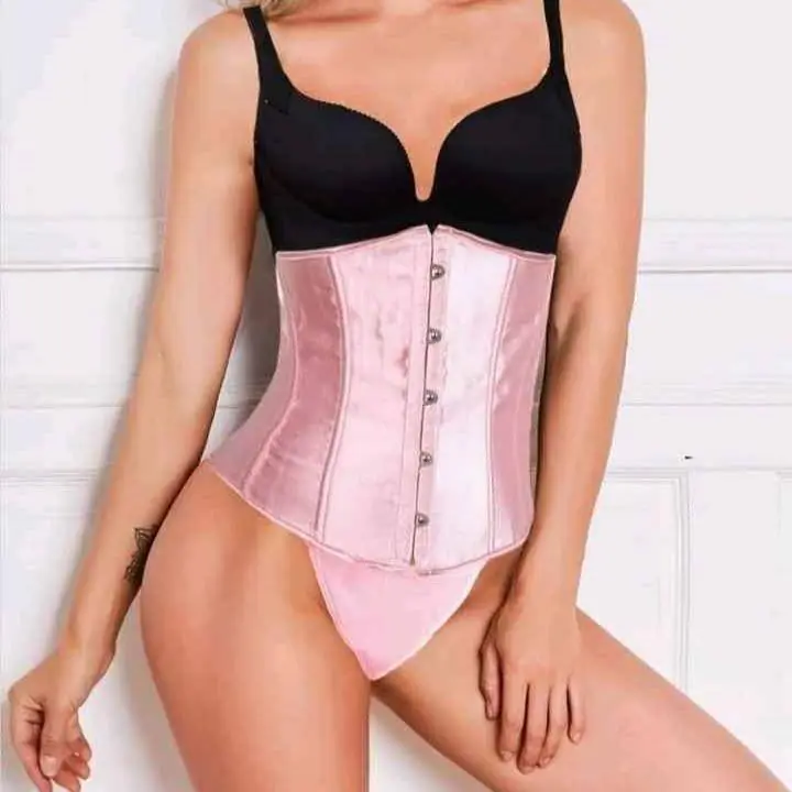 Corset color rosa importada