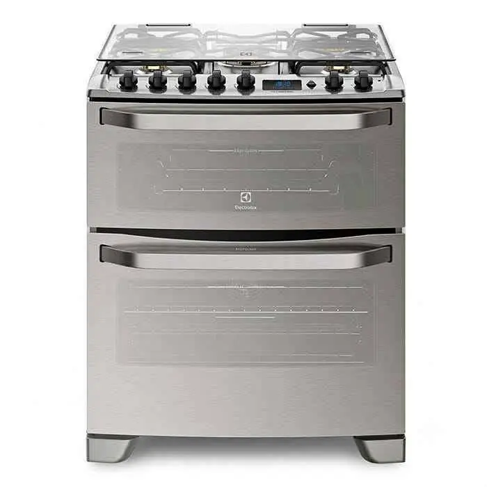 Cocina Electrolux 76dxr Doble Horno Acero Inoxidable Visor