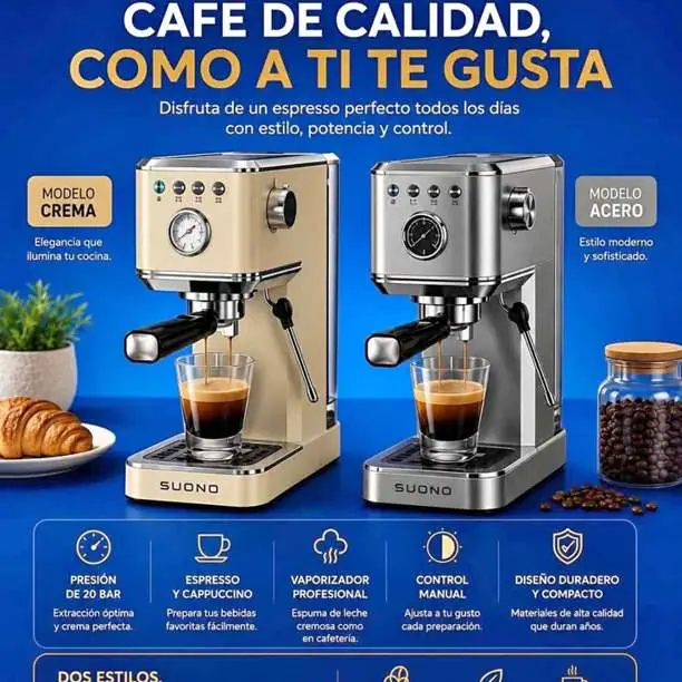 Nuevo ingreso cafetera espresso suono 1.1L