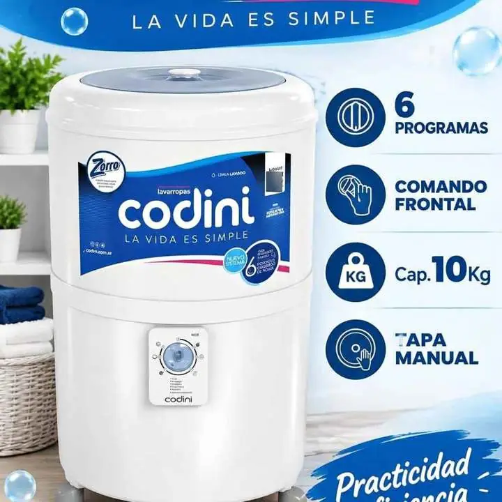 Nuevo ingresoo lavarropa Codini 10KG $179.000
