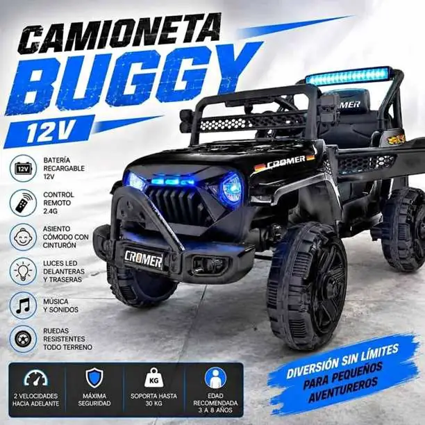 Domingo día del niño regalá cosas copadas camioneta buggy 12V