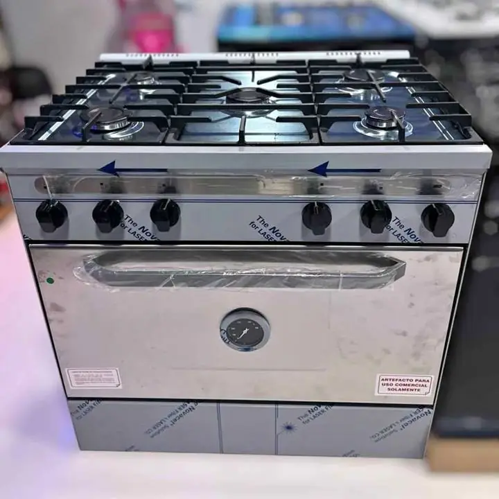 Cocina industrial morelli 820 saho kuma 5 hornallas T/ciega