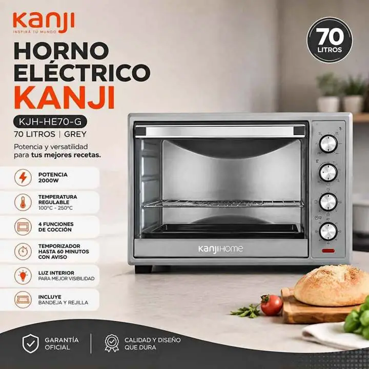 Horno eléctrico Kanji 70 lts