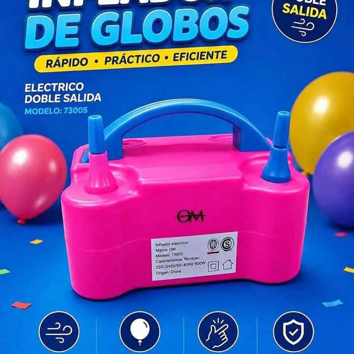 Inflador de globos Doble salida $21.500
