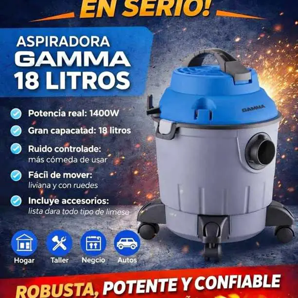 Aspiradora gamma 18 litros