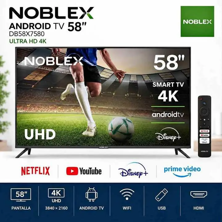 Smart Tv 58 Noblex Android Tv Db58x7580 4k UHD