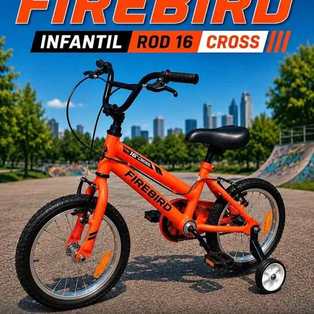 Bicicleta cross R16 firebird infantil precio $189.900 entrega inmedia
