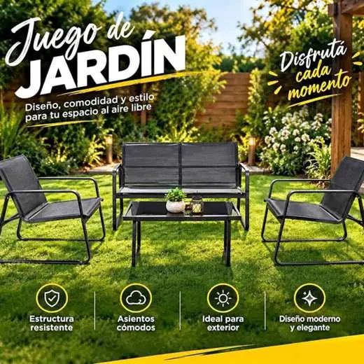 Set de jardin X4 $290.000