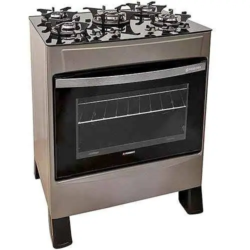 Cocina Industrial Peabody Gourmet 730 73Cm 5 Hornallas Silver