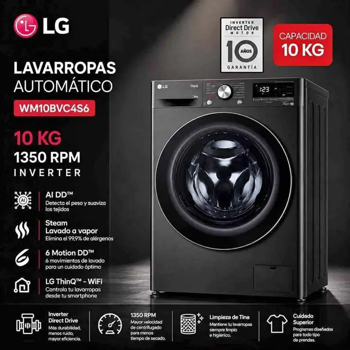 Lavarropas LG