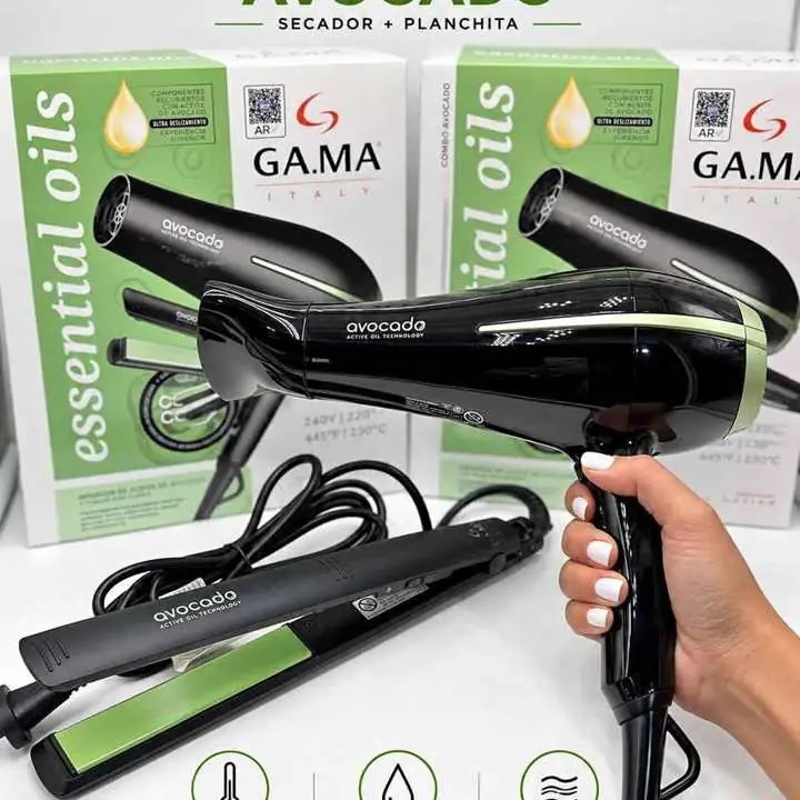 Combo gama avocado $125.500 Incluye planchita + secador