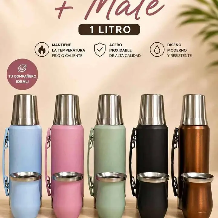 Nuevo ingreso termo 1L + mate