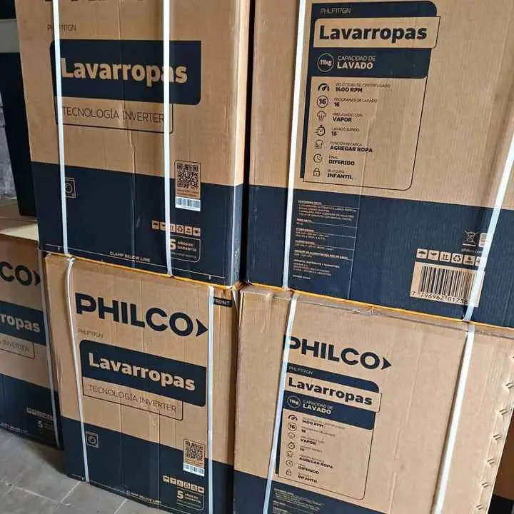 Lavarropas Automático Carga Frontal Inverter Philco 11 Kg 1400 RPM PHLF111GN2