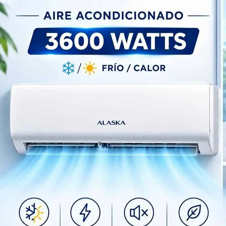 Aire acondicionado alaska 3600W frio calor