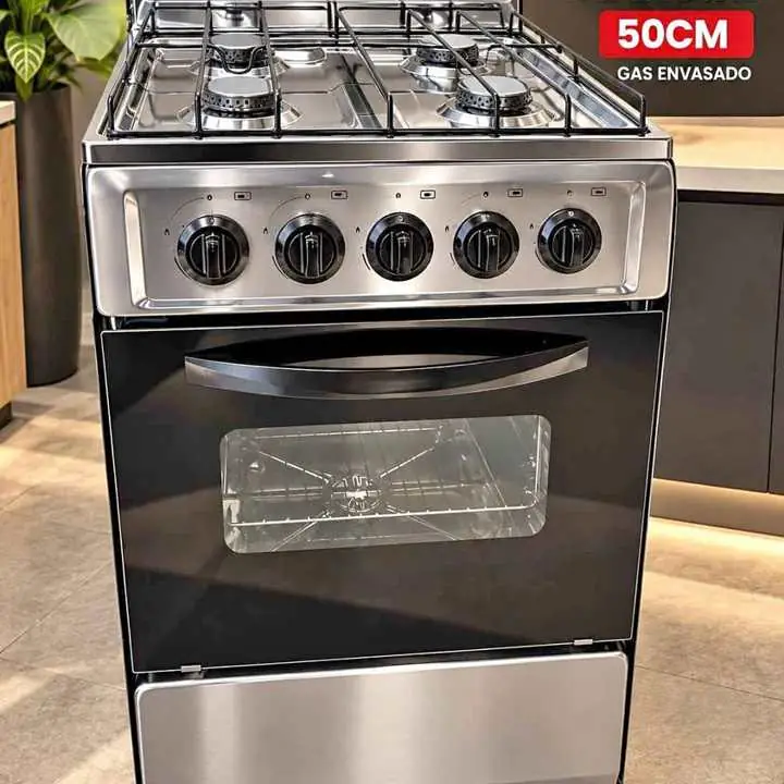 Cocina martiri gas envasado inox precio $289.900