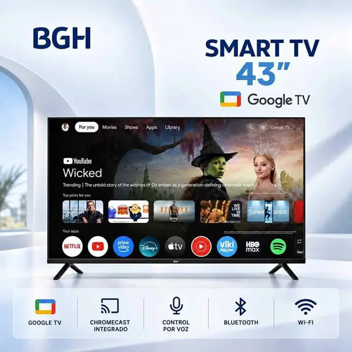Smart Tv Led 43 Full Hd Bgh Android B4325fs5a