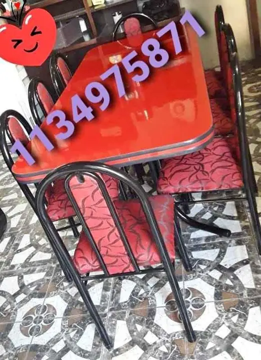 Juego de comedor y silla