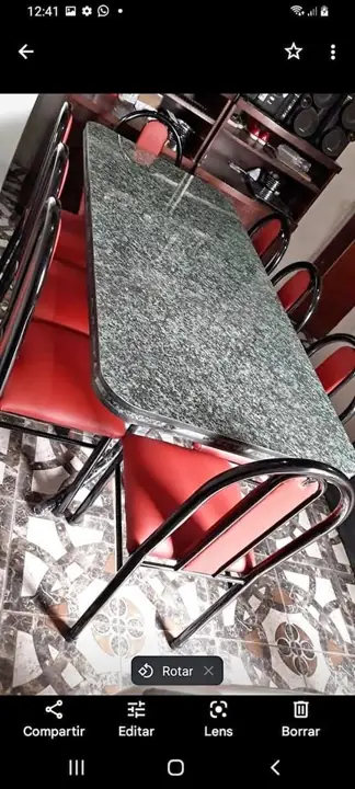 Juego de comedor y silla