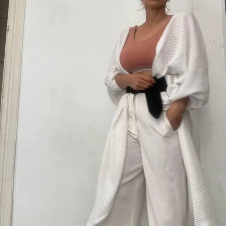 Túnica de tejido liviano
