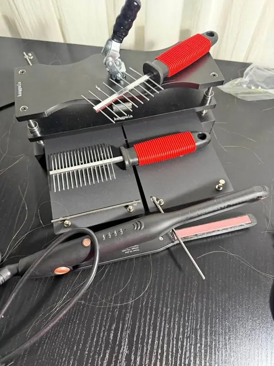 Extensiones máquina para encapsulado italiano completa con Keratina kangula