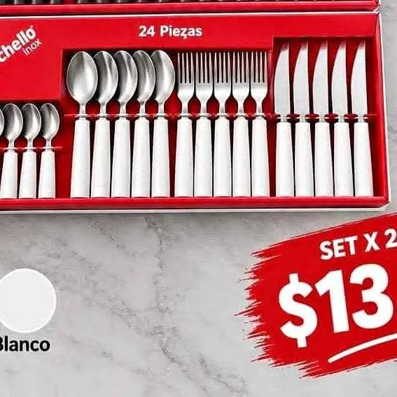 Set de cubiertos $13.500