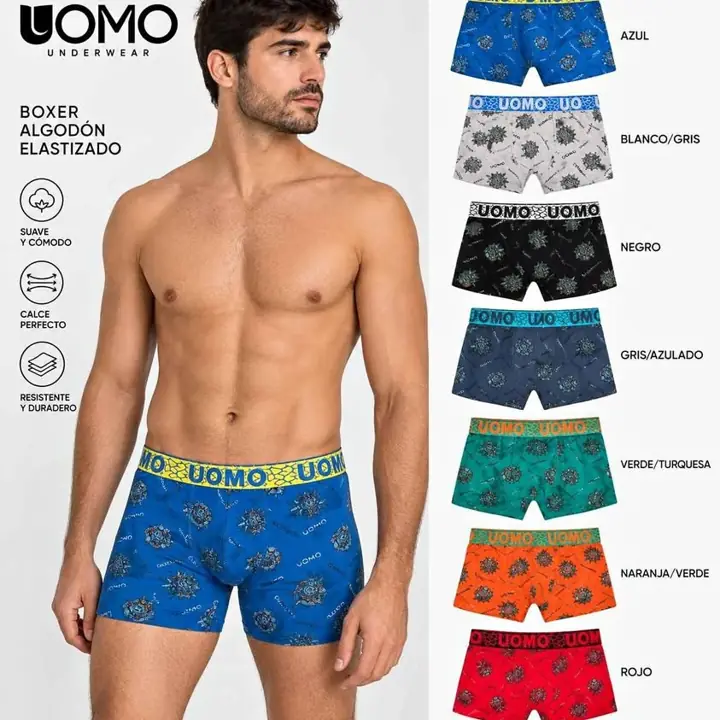 Boxer uomo todos los talles 2 x $7500