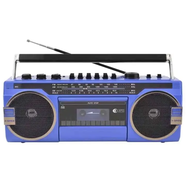 Radio antigua portátil colores