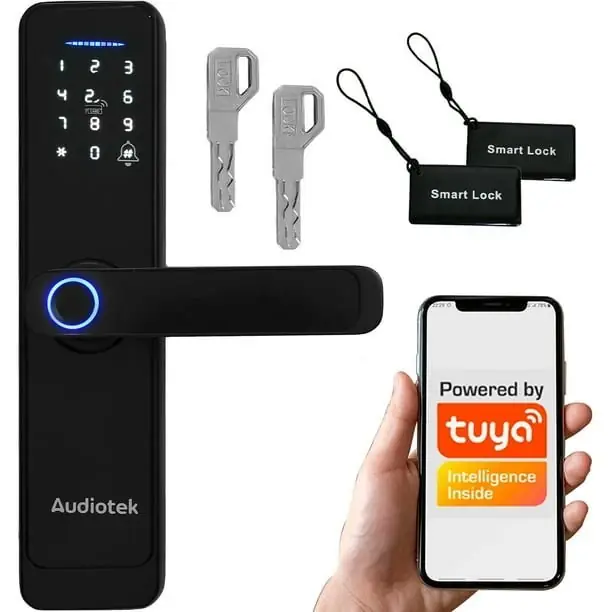 Cerradura inteligente con sensor de huella