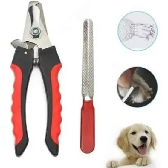 Set alicate más lima para uñas de perro