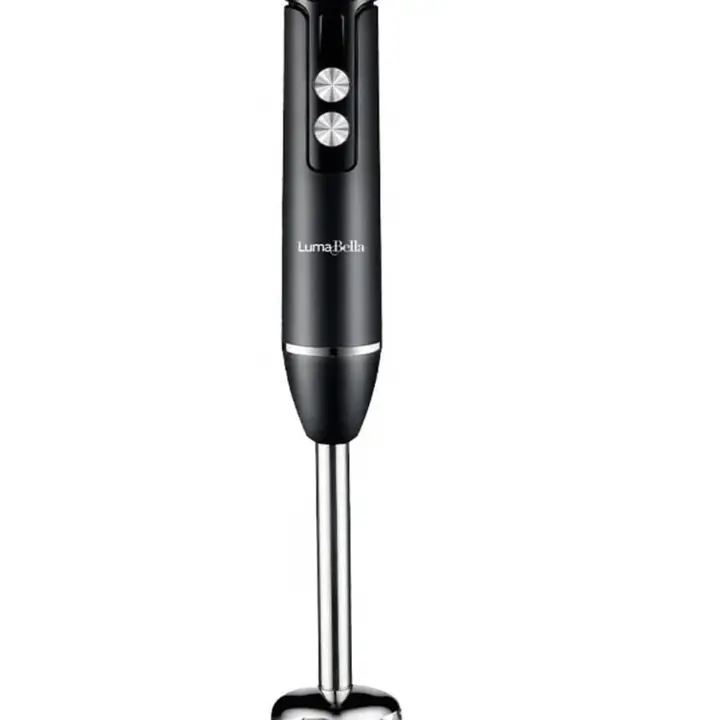 Minipimer negra 500W acero inox