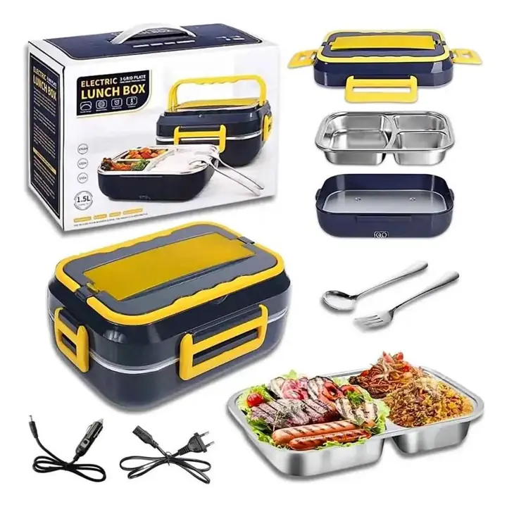 Lunchera electrica 12v C/cubiertos