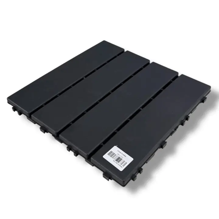 Baldosa de PVC estilo deck encastrable 30x30 cm