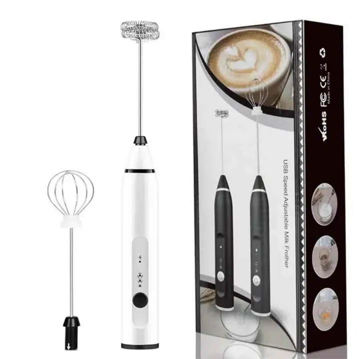 Batidor de café recargable