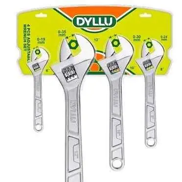 Juego de llaves francesa 4pcs