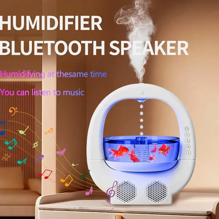Parlante humidificador pecera (no incluye peces)