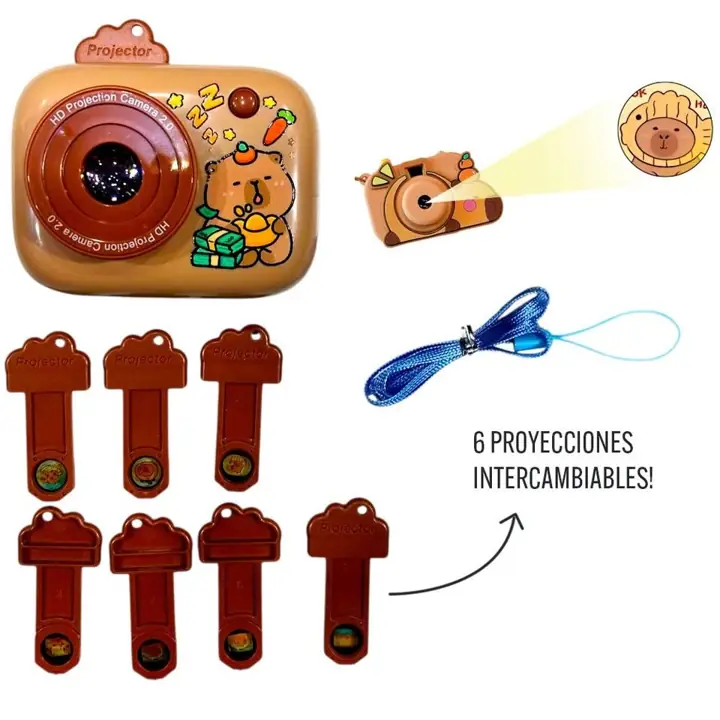 Camara proyector de capibara